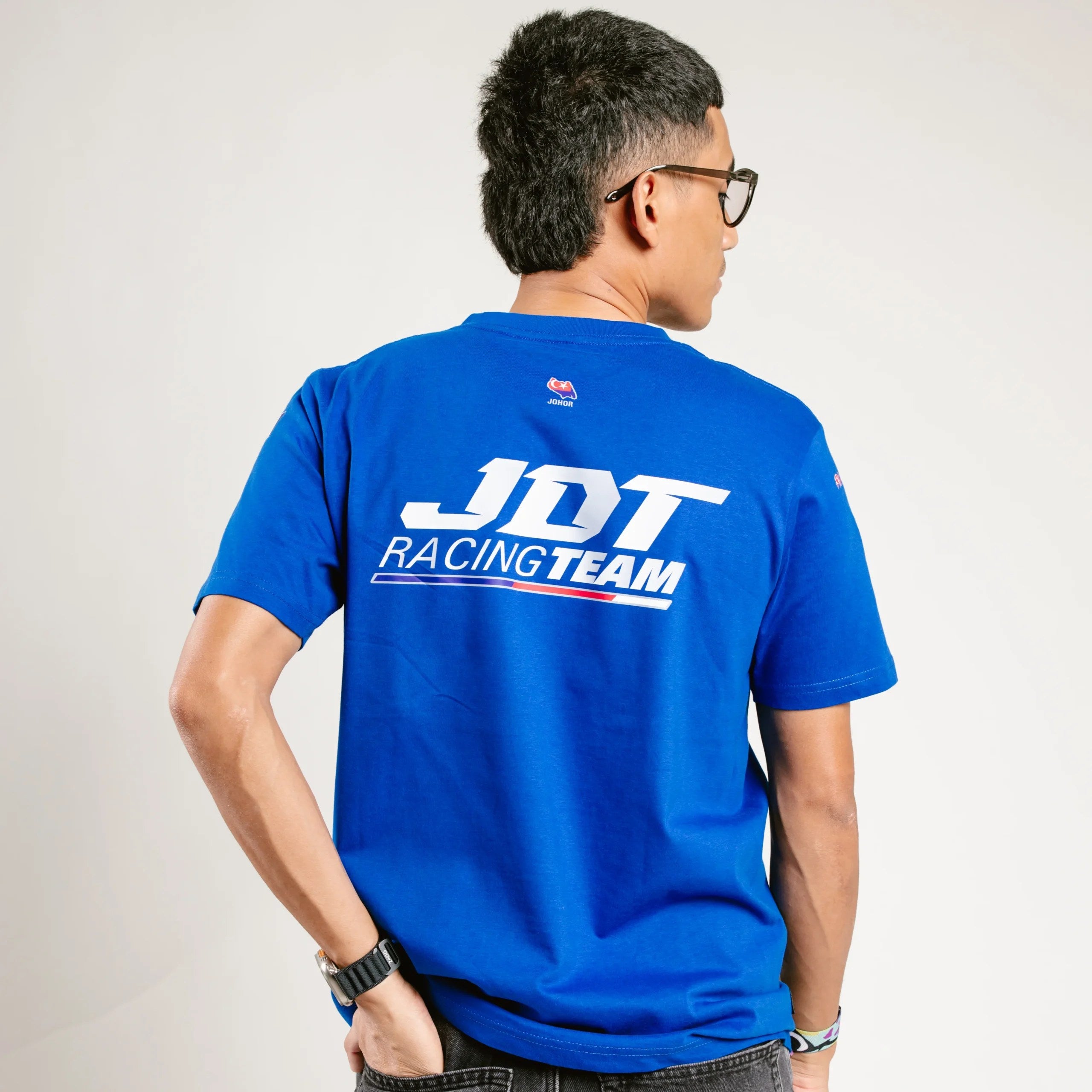 V1 T-Shirt Round Neck (Blue)