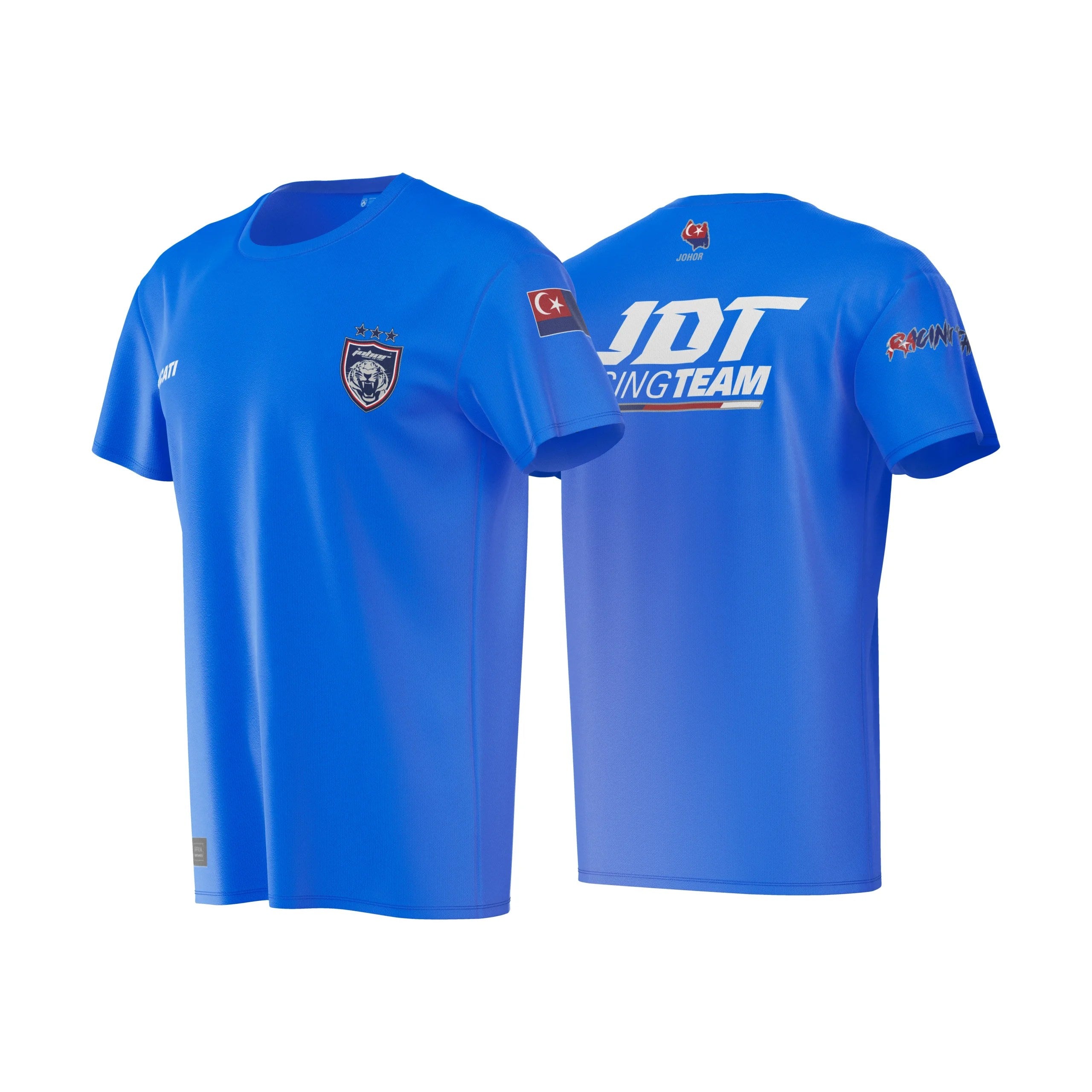 V1 T-Shirt Round Neck (Blue)