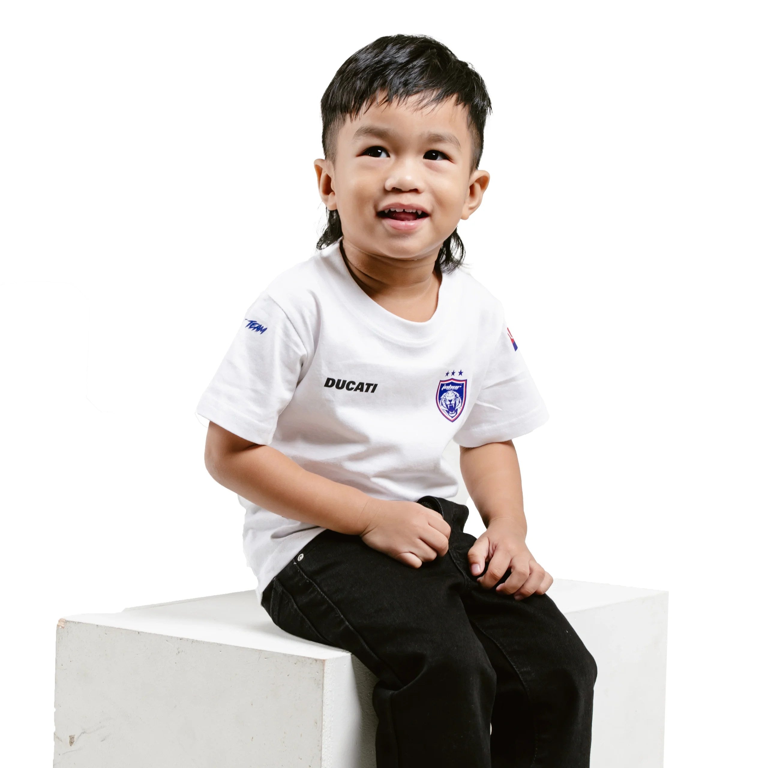 V1 KIDS Round Neck (White)