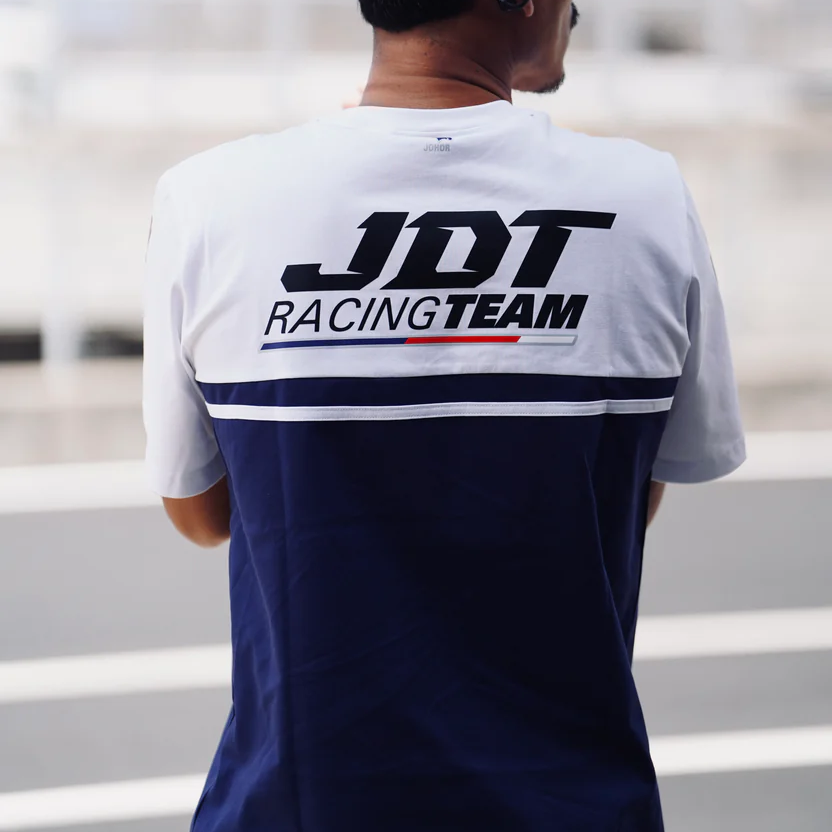 V4 Crew Neck (White/Royal Blue)