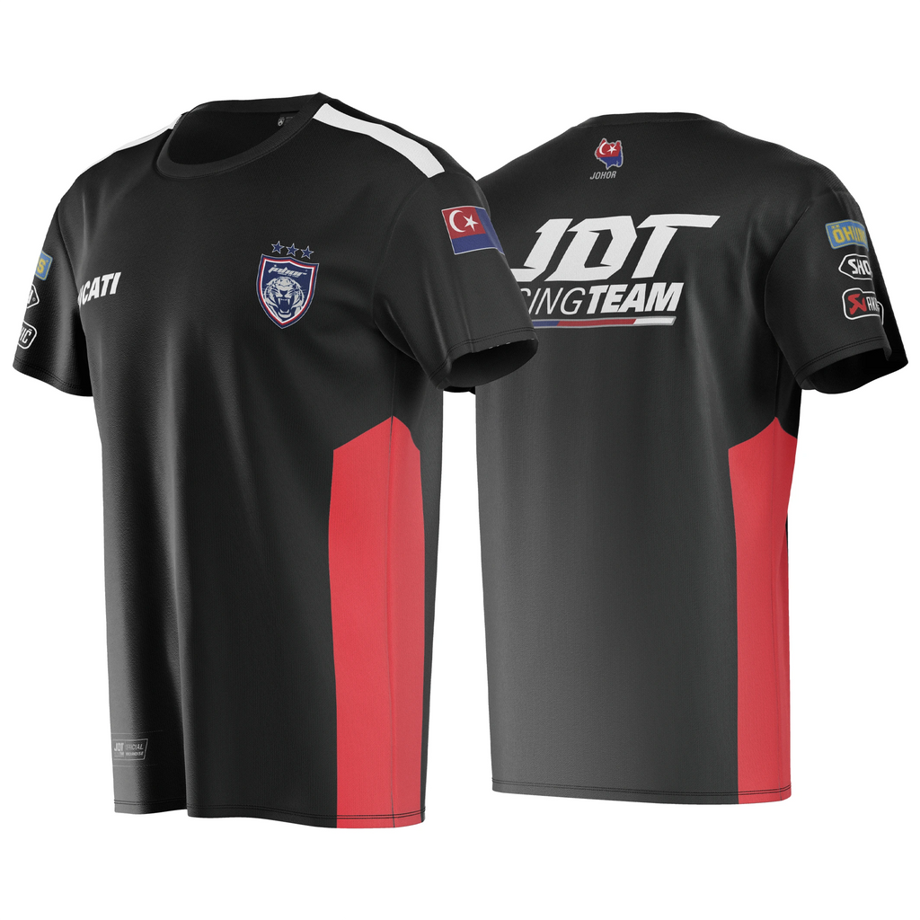 V3 Crew Neck (Black/Red)