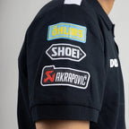 V3 Polo Shirt (Black/Red)