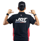 V3 Polo Shirt (Black/Red)