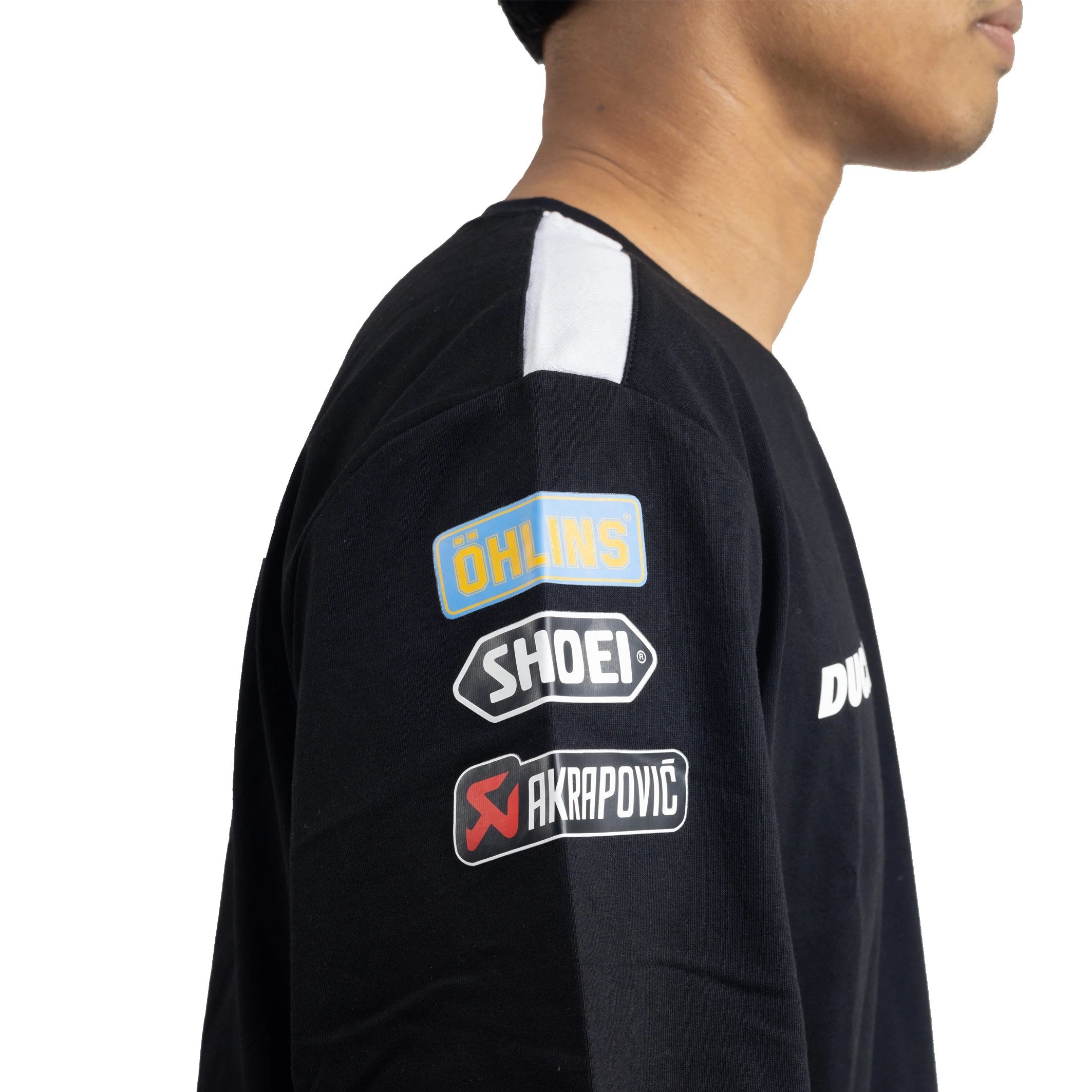 V3 Crew Neck (Black/Red)